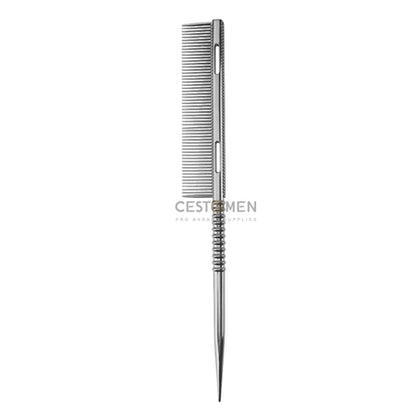 New Design Rat Tail Aluminium Styling Comb Professional Barber Heat