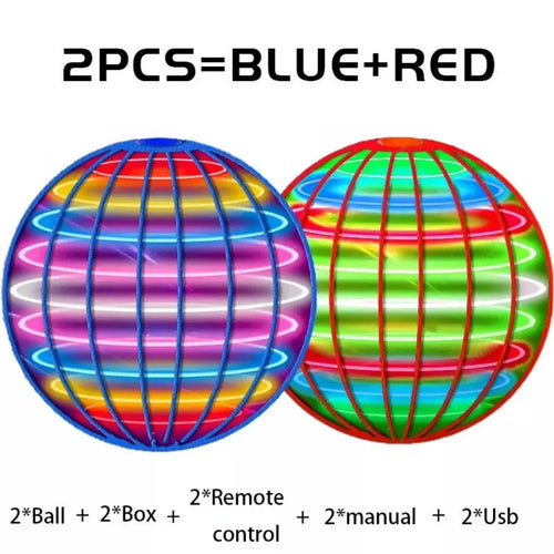 Flying Ball Children's Hand Controlled Color LED Cosmic Globe 360 °