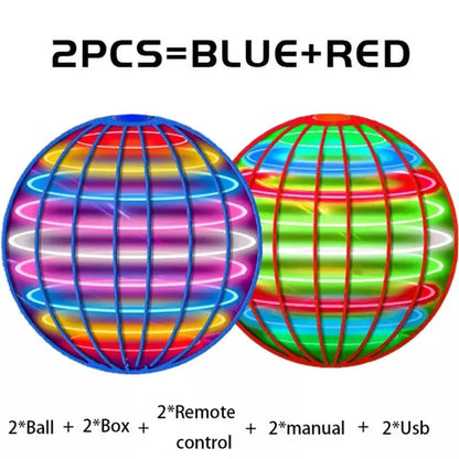 Flying Ball Children's Hand Controlled Color LED Cosmic Globe 360 °