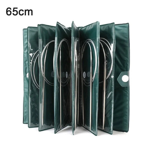 New 11PCS Stainless Steel Circular Knitting Needles Crochet Hook Set
