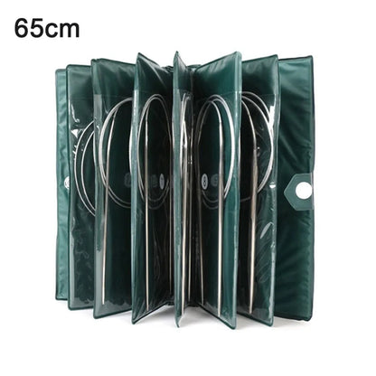 New 11PCS Stainless Steel Circular Knitting Needles Crochet Hook Set