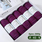 500g Gradient Dyed Rainbow Alpaca Wool Yarn, Thick Yarn for Hand