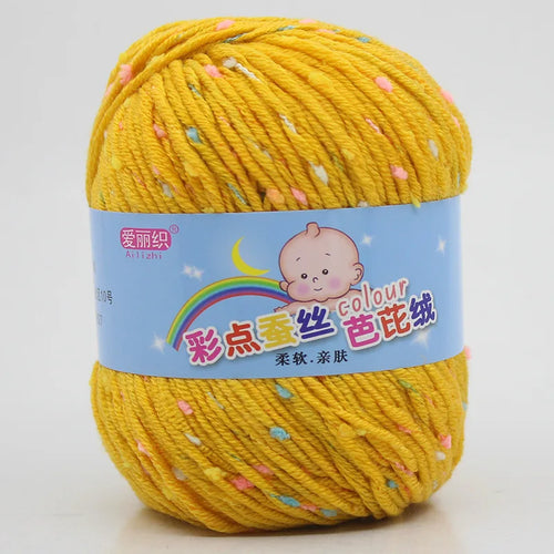 High Quality Worsted Wool Thread Colorful Eco-dyed Needlework Baby