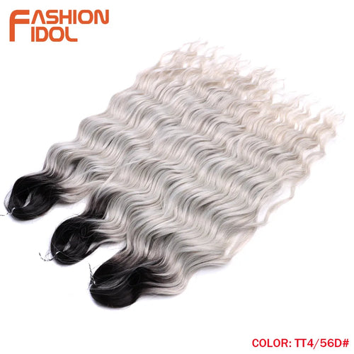Anna Hair Synthetic Loose Deep Wave Braiding Hair Extensions 24 Inch