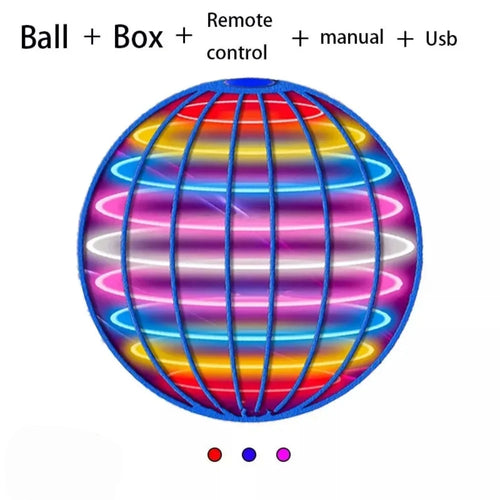Flying Ball Children's Hand Controlled Color LED Cosmic Globe 360 °