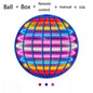 Flying Ball Children's Hand Controlled Color LED Cosmic Globe 360 °