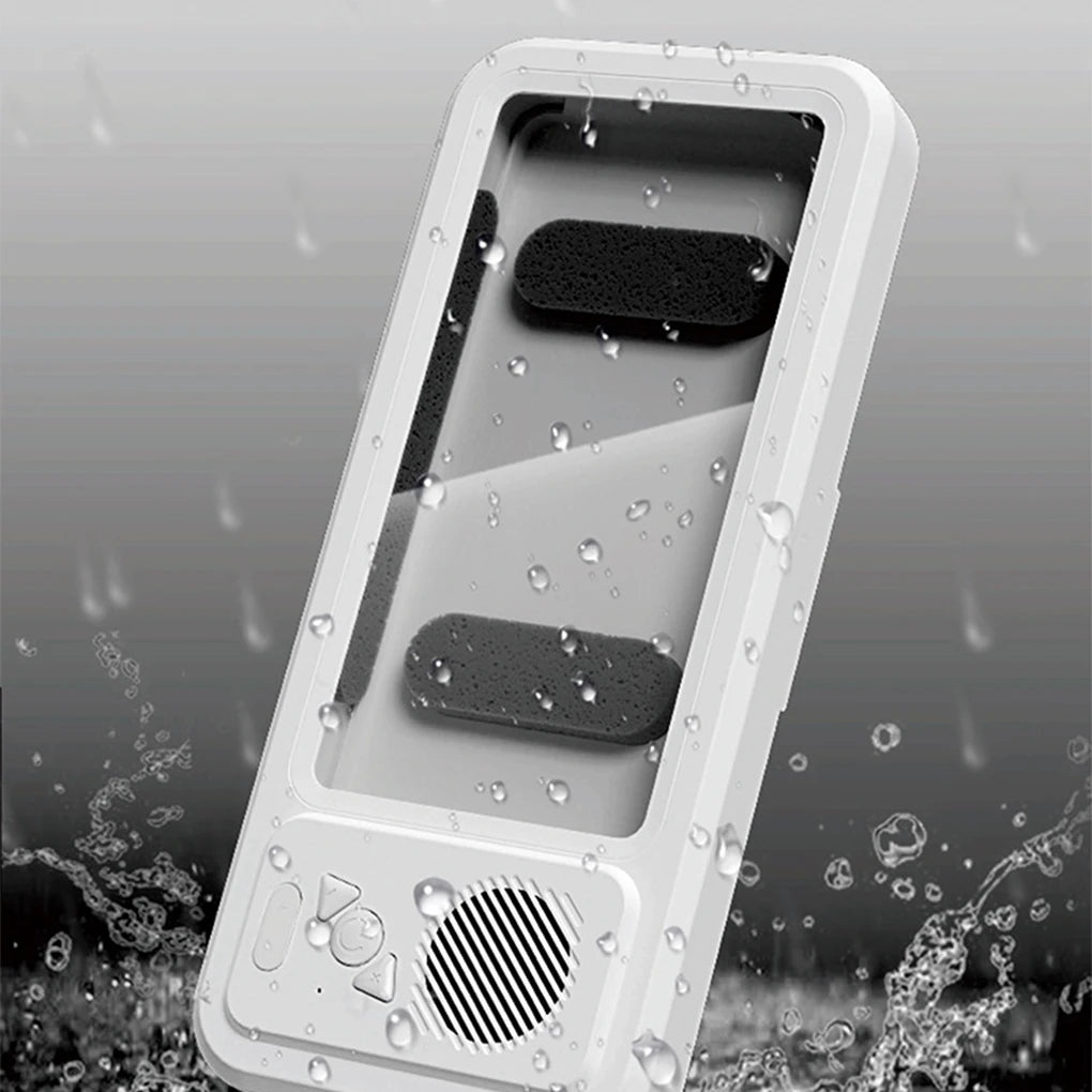 Wall Mounted IPX4 Waterproof Speaker Stand for Bath Phone Holder