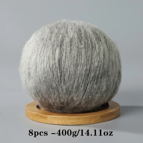 8pcs 400g Mohair Yarn For Crocheting And Knitting DIY Pet Toys  DIY