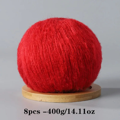 8pcs 400g Mohair Yarn For Crocheting And Knitting DIY Pet Toys  DIY