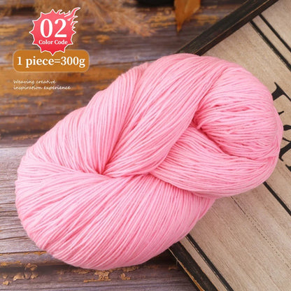 300g Alpaca Wool Yarn in Multiple Optional Colors, Used for Knitting