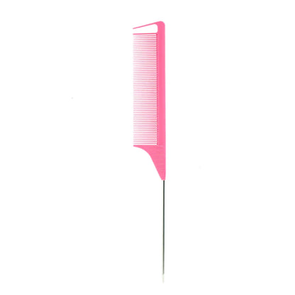 10pcs Hair Parting Ring Set with 3 Steel Rat Tail Braiding Combs,