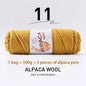 500g High-Quality Alpaca Wool Yarn 245 Thick Wool Yarn Casual Knitting