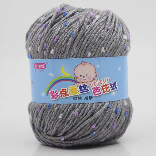 High Quality Worsted Wool Thread Colorful Eco-dyed Needlework Baby