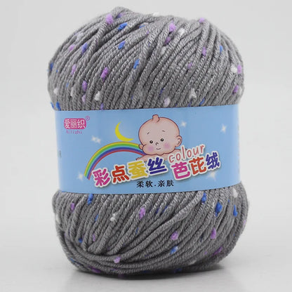 High Quality Worsted Wool Thread Colorful Eco-dyed Needlework Baby