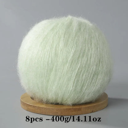 8pcs 400g Mohair Yarn For Crocheting And Knitting DIY Pet Toys  DIY