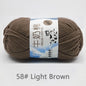 50Gram/Set Milk Cotton Yarn Crochet Line High-quality 5 Strand Milk