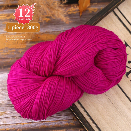 300g Alpaca Wool Yarn in Multiple Optional Colors, Used for Knitting