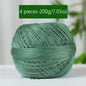 1PC Premium Mercerized Silk Lace Yarn Bundle-Soft, Durable, Vibrant