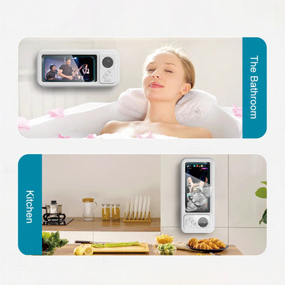 Wall Mounted IPX4 Waterproof Speaker Stand for Bath Phone Holder