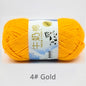 50Gram/Set Milk Cotton Yarn Crochet Line High-quality 5 Strand Milk
