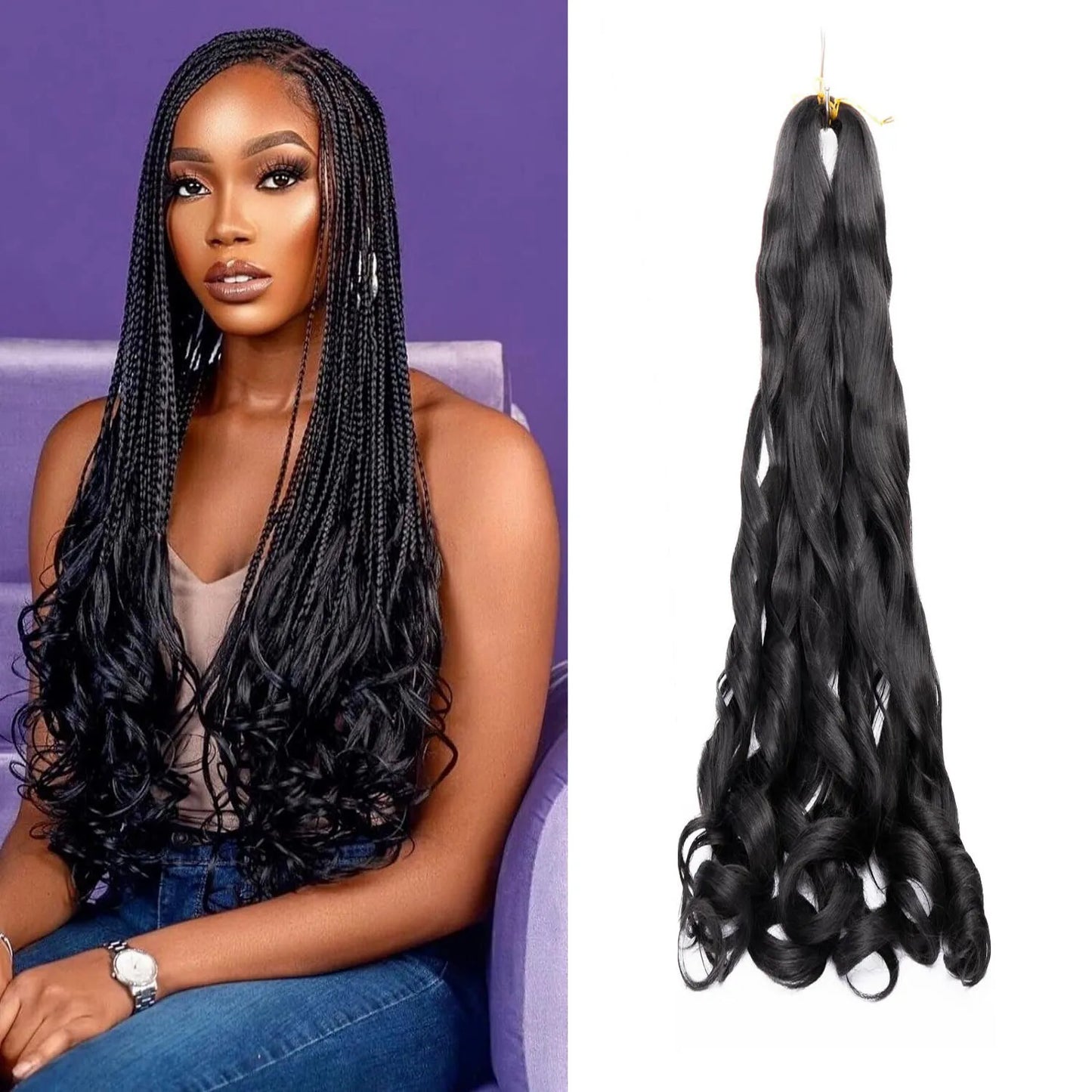 Synthetic Braiding Hair