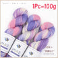 1Pc 100g/roll Merino Wool Yarn Handmade Dyed Wool Yarn Soft Sweater