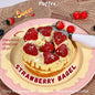 Bagel Food-grade Silicone Squishy, Creamy Soft Adhesive Toy, Taba