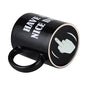 Ceramic Coffee Mug with Vertical Middle Finger Creative Relaxed