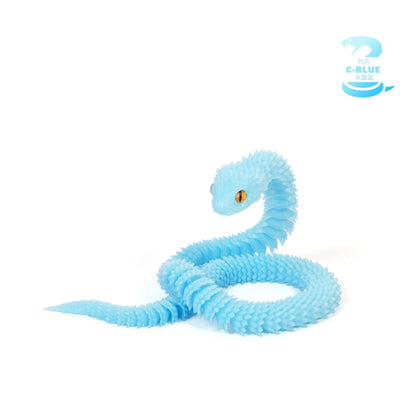 New 30cm 3D Printed Snake Decoration 3D Printed Animals Desk