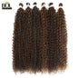 BOL Natural Curly Hair Extensions Long Synthetic Jerry Curly Bundles