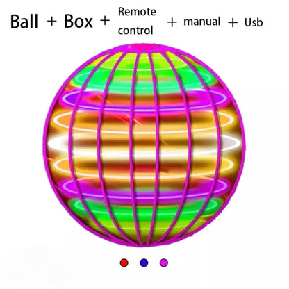 Flying Ball Children's Hand Controlled Color LED Cosmic Globe 360 °