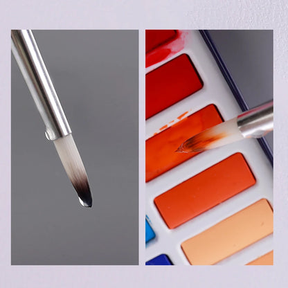 Nylon brush set, art supplies, beginner art wall painting, watercolor,