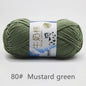 50Gram/Set Milk Cotton Yarn Crochet Line High-quality 5 Strand Milk
