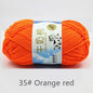 50Gram/Set Milk Cotton Yarn Crochet Line High-quality 5 Strand Milk