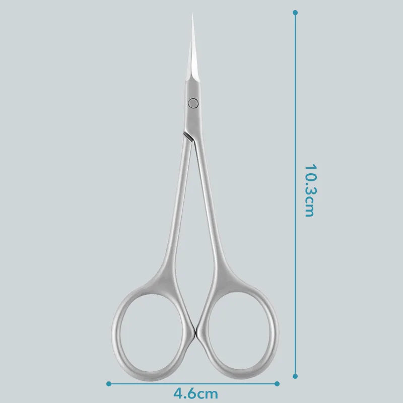 Stainless Steel Cuticle Scissors Dead Skin Remover For Nails Art