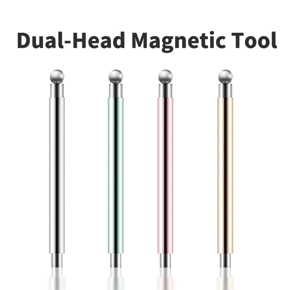 1pc Cat Eye Nail Art Magnetic Tool Cylindrical Stick with Ball Magnet