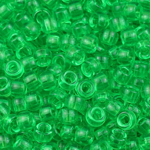 100/200/400pcs 6x9mm Solid Color Large Hole Pony Beads DIY Jewelry