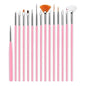 5/20Pcs Nail Art Brush Design Tip Painting Drawing Carving Dotting Pen