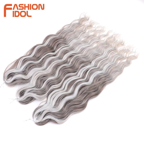 Anna Hair Synthetic Loose Deep Wave Braiding Hair Extensions 24 Inch