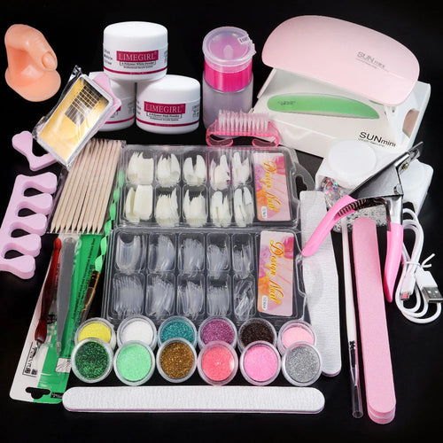 Nail Acrylic Powder and Liquid Monomer Nails Art Decoration For