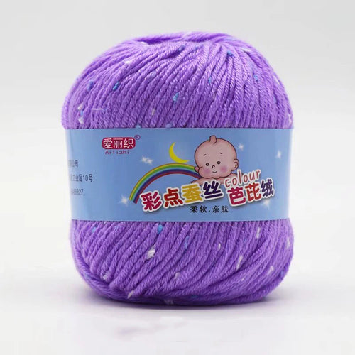 High Quality Worsted Wool Thread Colorful Eco-dyed Needlework Baby