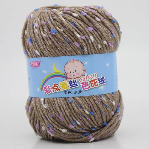 High Quality Worsted Wool Thread Colorful Eco-dyed Needlework Baby