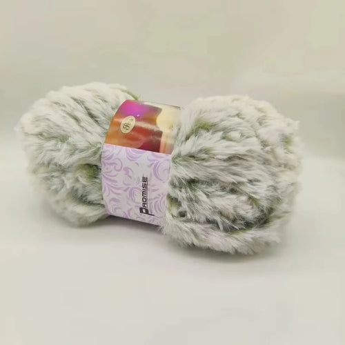 Skeins Faux Fur Yarn Soft Fluffy for Crocheting Fur Mink Hat Hand