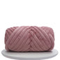 1KG 1000G Super Velvet Chunky Yarn Thick Bulky Giant Thread White Bag