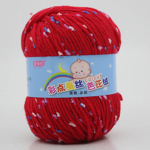 High Quality Worsted Wool Thread Colorful Eco-dyed Needlework Baby