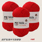 150g milk yarn handmade medium coarse DIY weaving yarn ball for