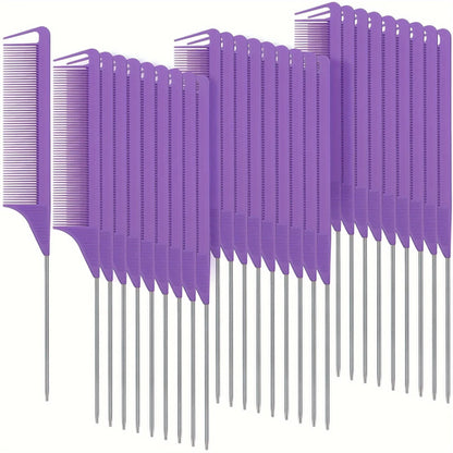 30 piece pointed tail comb set, suitable for hairstyle design, plastic