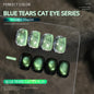 PERPECT COLOR Blue Tears Cat Eye Series, 3 Colors 1pc/3g Unique Blue
