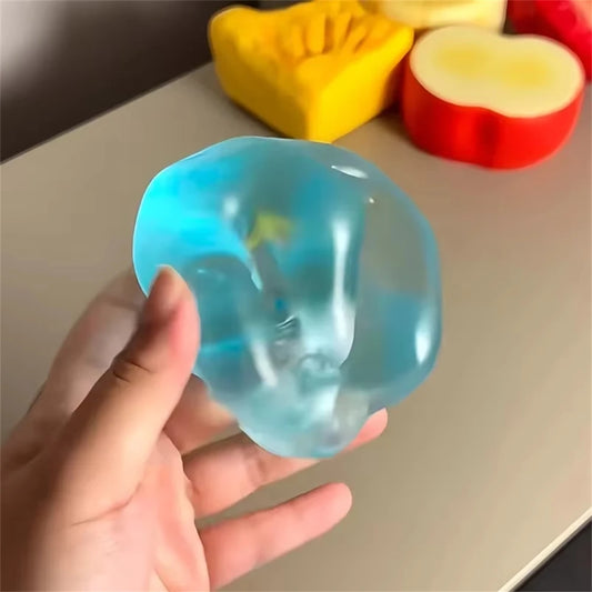 Blue Maltose Squishy Toys Anti Stress Sensory Fidgets Toy Soft