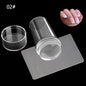 Nails Art Stamping Plates Kit French Manicure Design Plate Stamp